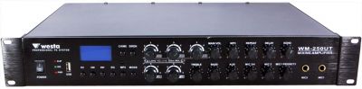 Westa WM-450UT 450 Watt 6 Bölge LCD Ekran Hat Trafolu Amplifier