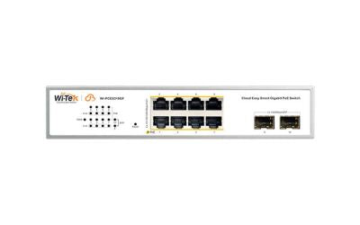 Wi-Tek WI-PCES310GF V2 8 Port GE PoE + 2 Port SFP Yonetilebilir  Cloud Switch