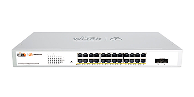 Wi-Tek WI-PCES326GF V2 24 Port GB PoE Ports 2 Port GB SFP Port Cloud Easy Smart PoE Switch